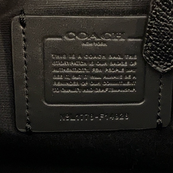 SOLD - COACH Crosby Leather Tote in Black - Excellent Condition - Picture 8 of 9